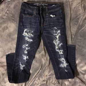 American Eagle Ripped Skinny Jeans